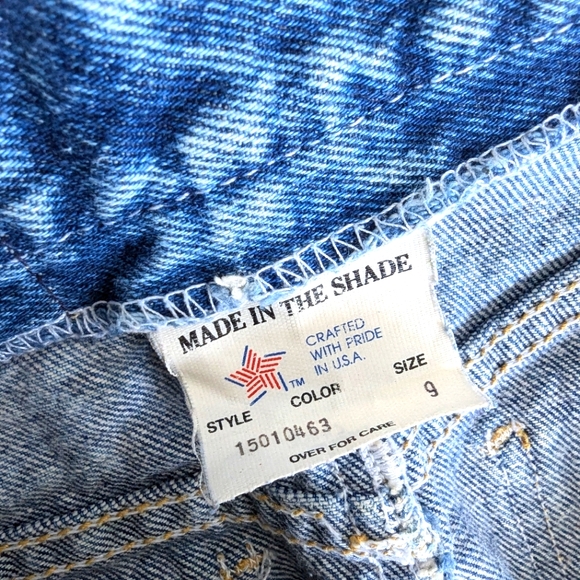 Made in the Shade Dusted Denims Vintage Denim Jean Skirt 🦋 Distressed Om - Picture 8 of 10